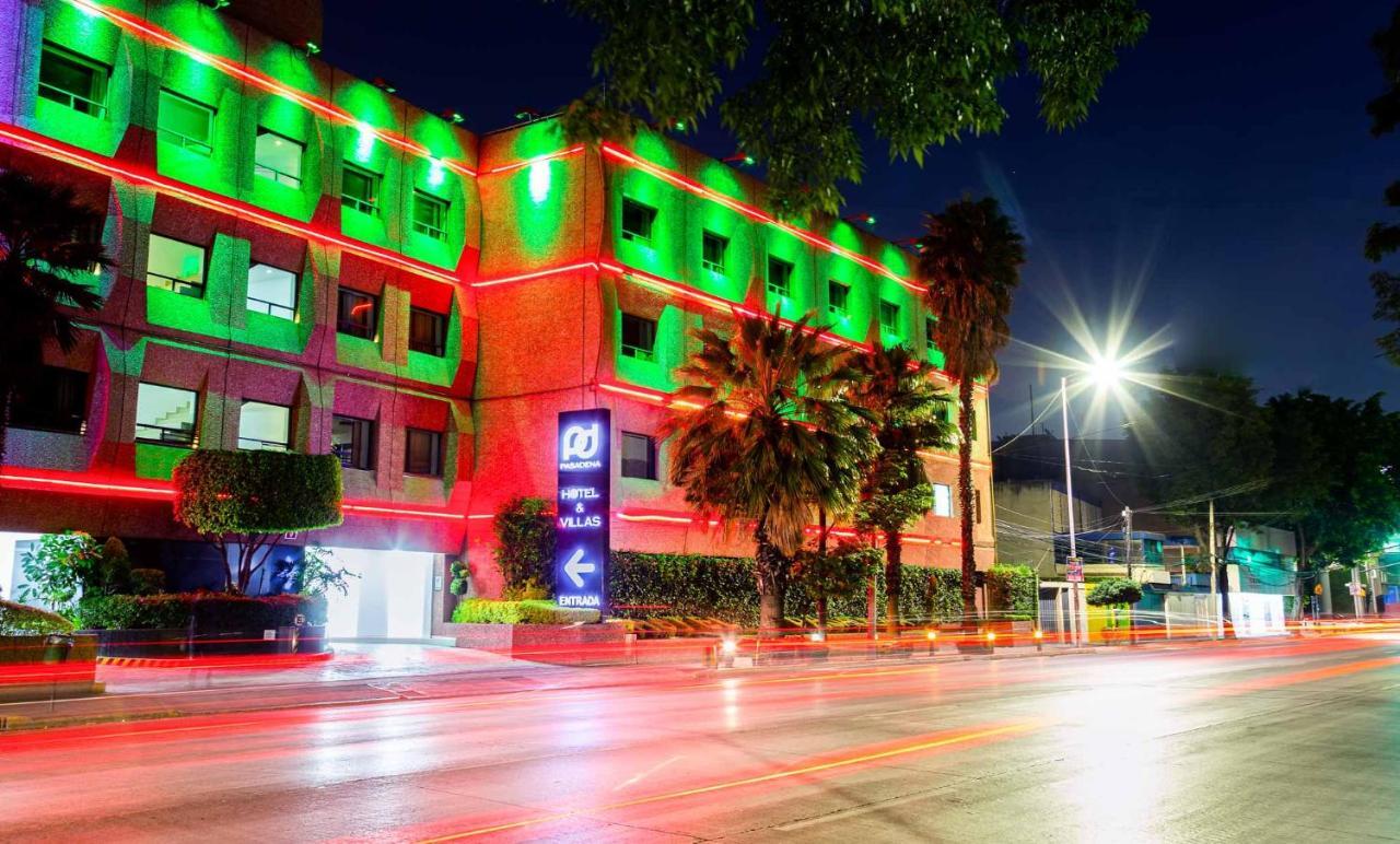 Hotel&Villas Pasadena IMPUESTOS NO INCLUIDOS EL PAGO ES DIRECTAMENTE EN EL HOTEL Cidade do México Exterior foto